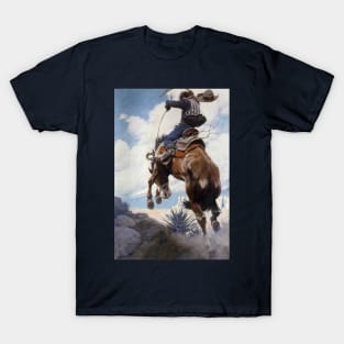 Bucking by NC Wyeth T-Shirt